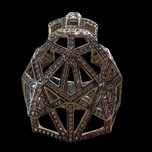 Sterling Silver and Cubic Zirconia Jaguar Ring Size 9