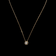 10K Yellow and White Gold Diamond Pendant Necklace