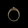 10K Yellow Gold Diamond & Sapphire Marquise Split Shank Ring Size 7 1/2