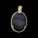 10K Yellow Gold Onyx & Diamond Lion / Leo Astrology / Zodiac Pendant