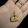 Art Nouveau Style Gold Filled Monogram Fob