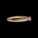 14K Yellow Gold 0.18 CT Diamond Solitaire Ring Size 9 1/2
