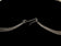 Arched Panel Link Sterling Silver Collar Necklace with Natural Aquamarine
