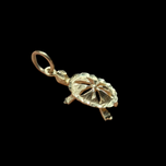 10K Yellow Gold Turtle Charm