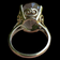 10K Yellow Gold Statement Ring Smoky Quartz Cocktail Ring