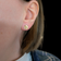 10K Yellow Gold Floral Swirl Stud Earrings