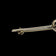 Antique 14K White Gold & Fresh Water Pearl Filigree Bar Brooch