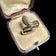 14K Yellow Gold Etched Snake Ring Size 7