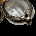 Vintage 1940's Trifari "Jelly Belly" ALFRED PHILIPPE Vermeil Sterling Silver Lucite Spider Clip / Pin / Brooch