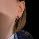 10K Yellow Gold Knot Earrings