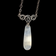 Sterling Silver & Noreena Jasper Lavalier Drop Pendant