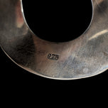 Sterling Silver Tribal / Flame Cuff Modernist Style Bracelet