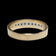 10K Yellow Gold Men's Band Diamond Inset Size 11