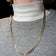 14K Yellow Solid Gold Curb Link Chain Necklace Italy