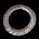 Sterling Silver Mexican Spiral Disc Collar Necklace Earring Set