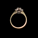 Birks 14K Yellow Gold Ruby and Diamond Ring Size 6.5