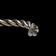 Heavy Sterling Silver Twist / Braided / Rope Cuff Bracelet
