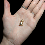 14K Yellow Gold Teddy Bear Charm