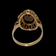 Vintage 14K Yellow Gold Smokey Quartz Ring Size 7