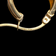 10K Yellow Gold Chunky Stepped Edge Hoop Earrings