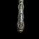 Sterling Silver Needle / Pin Case With Floral Pattern