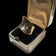 10K Yellow Gold Modern Abstract Wave Ring Size 7