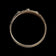 Antique 10K Yellow Gold Seed Pearl Etched Ring Size 7 1/2