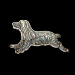 Sterling Silver Springer / Cocker Spaniel Dog Brooch