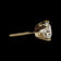 14K Yellow Gold Diamond Solitaire Stud Earrings 1.54 CT Total Weight Screw Backs