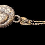 Sterling Silver & Moonstone Art Nouveau Necklace