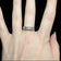 14K White & Yellow Gold Double Row Tension / Bar Set Diamond Band Size 6 1/2