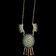 Sterling Silver Evonne Hustito Turquoise Necklace Sleeping Beauty