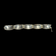 Beaded Sterling Silver Panel Bracelet Cylinder Slide Clasp