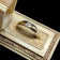 10K Yellow Gold Stacked Triple Diamond Band Size 5 1/2