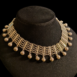 Sterling Silver Collar Necklace With Bolt Clasp