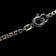 Sterling Silver Cube Link Chain Necklace with Silver Spheres