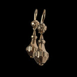 9K Gold Victorian / Etruscan Revival Dangle / Drop Earrings
