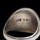 Sterling Silver Etched Dome / Bubble Ring Size 7 1/4