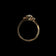 14K Yellow Gold Triple Opal Ring Size 5 3/4