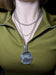 Silpada Triple Strand Hammered Disk Pendant Necklace Sterling
