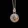 Sterling Silver & Moonstone Art Nouveau Necklace