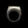 Diesel "Only the Brave" Stamped Silver Designer Signet Ring Size 8 1/4