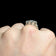 14K White Gold Natural Diamond Ring 1CT TW Size 6 3/4