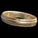 14K Yellow & White Gold Bevel / Etched Band Size 6.5