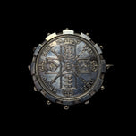 Victorian Era Double Florin Jubilee Silver Coin Brooch / Pendant 1887
