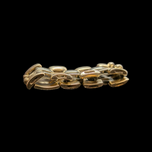 14K Yellow Gold Panther Link / Gear Ring Size 9 1/4