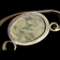 Orno Poland Sterling Silver & Green Stone Textured Chain Modernist