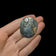 Mid Century Soviet / Latvian 875 Silver Folk Relief Motif Brooch