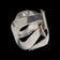 Sterling Silver Tribal / Flame Cuff Modernist Style Bracelet
