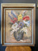 Framed Still Life Oil Painting Flowers in Vase Signed